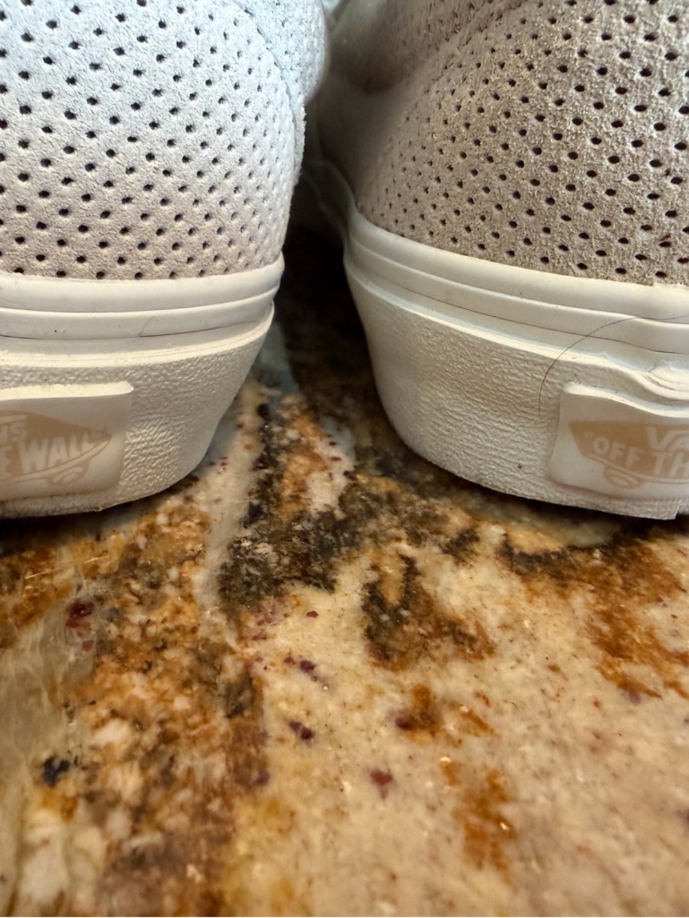 Vans Women's Beige Slip-On Shoes - Picture 2 of 3